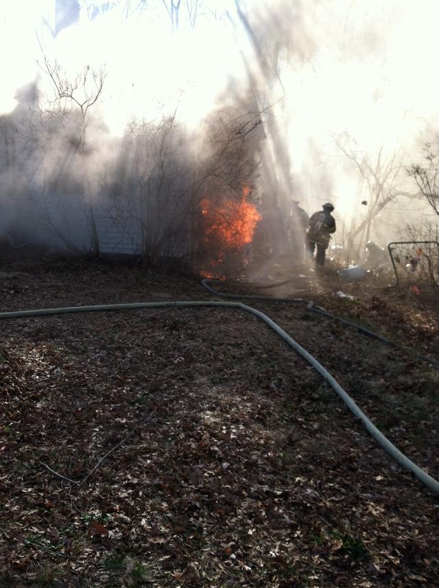 Working fire Mollie Blvd Holbrook Fire Department